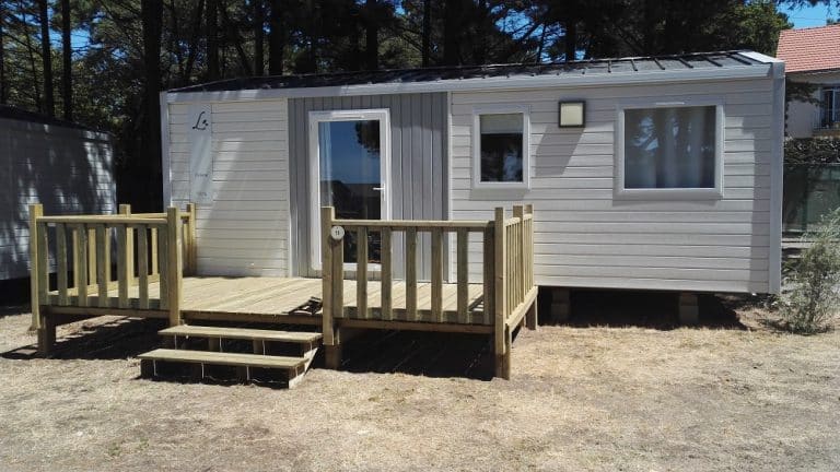 two-bedroom mobile home st michel  
  m² chef chef loire altantique